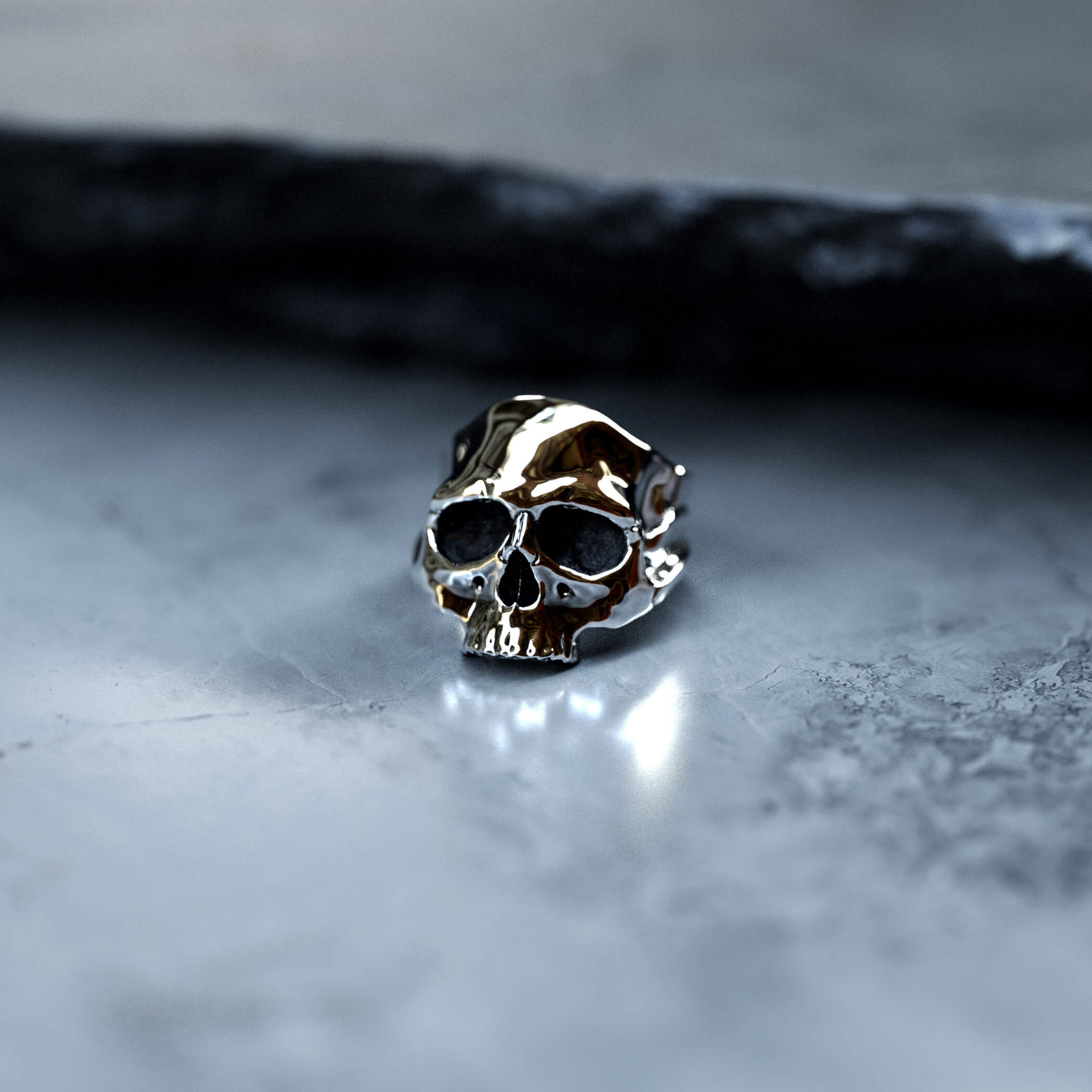 Silver Skull Ring 925 Silver - Viking Jewelry - Urcsilver